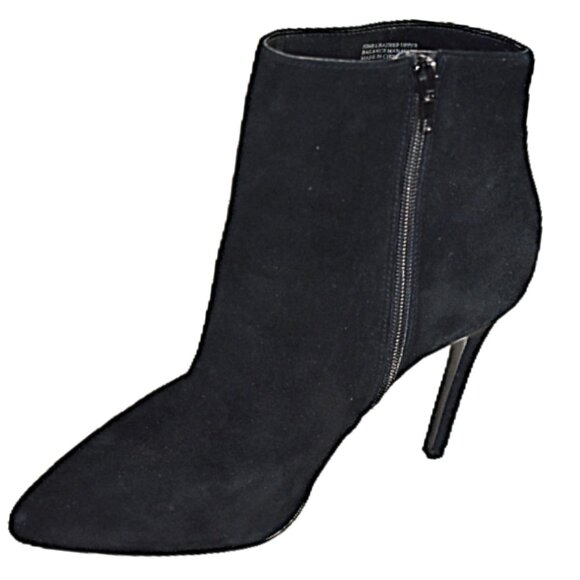 Charles David Delicious Black Suede Stiletto Bootie, Size 8.5 - Picture 2 of 13